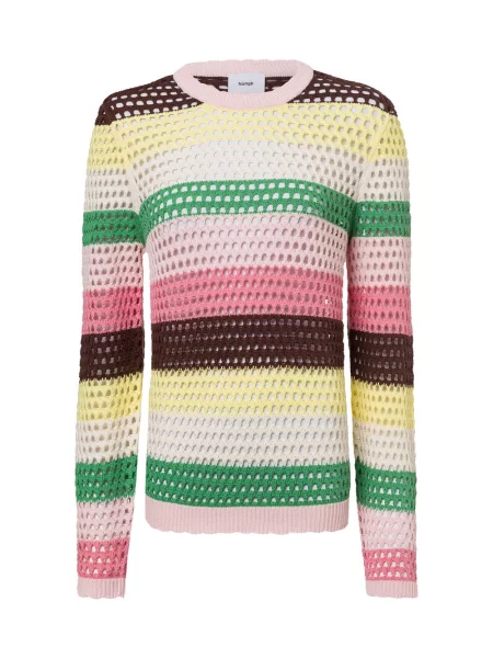 Nümph sweter z grubej dzianiny Numoana Kobiety wielokolorowy w S