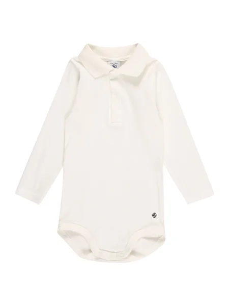 Palton copii Petit Bateau alb