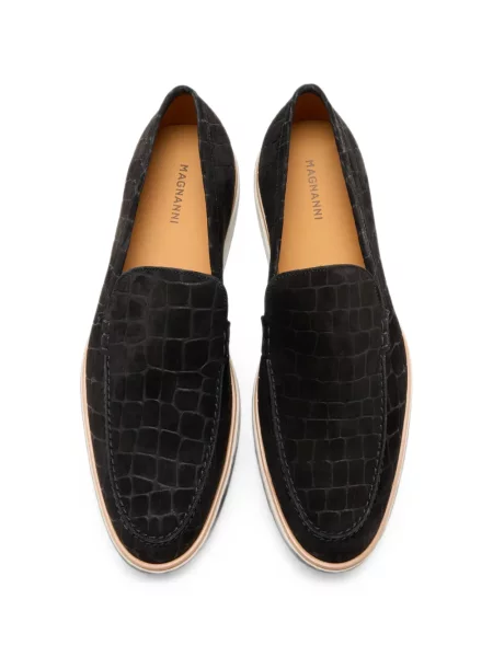 Велурени лоуфъри Magnanni черно