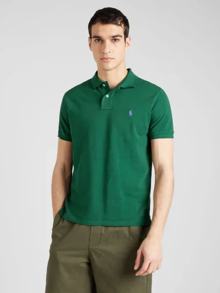 Polo majica Polo Ralph Lauren z vezenjem zelena
