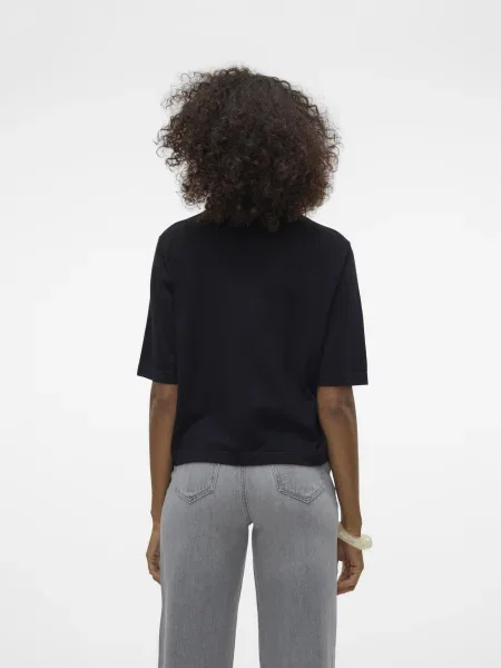 VERO MODA Pulover VMSilje' negru