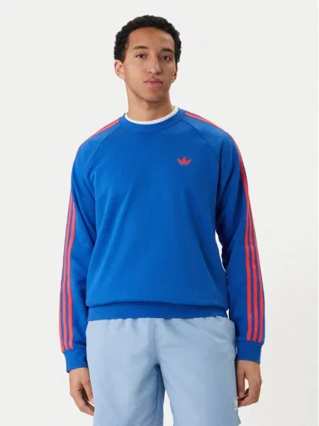 Bluza adidas 3S Crew Blue XXL niebieska
