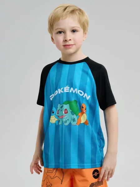 Sinsay Tričko s potiskem Pokémon modrá
