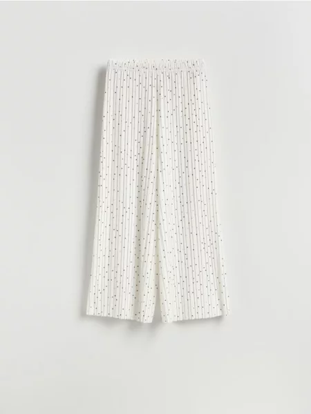 Reserved Pantaloni cu model alb