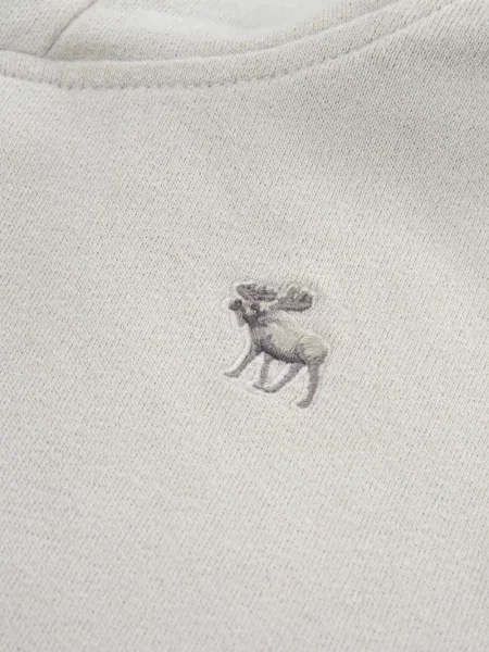 Bluza z kapturem dziecięca Abercrombie Fitch szara