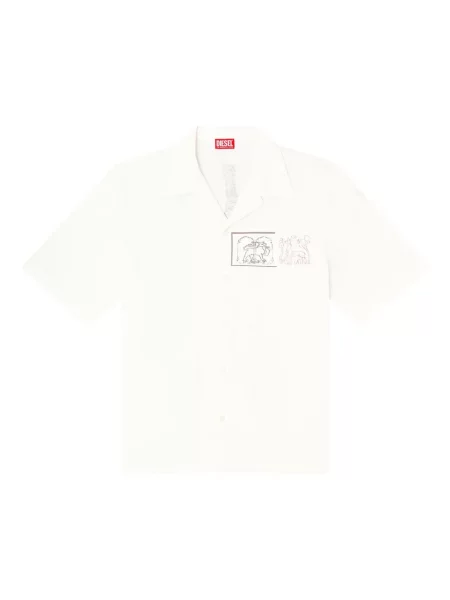Kratak košulja Diesel bijela