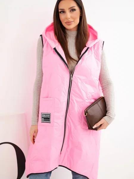 Vestă Kesi Włoski cu glugă negru