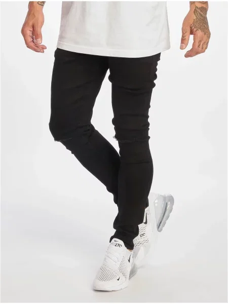Blugi skinny Def skinny fit negru