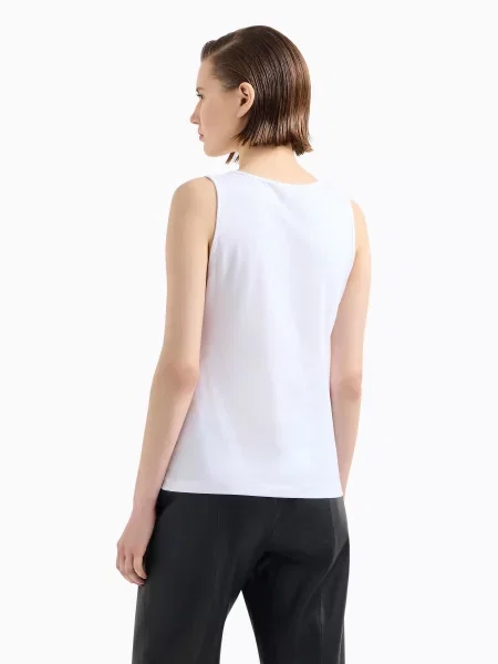 Майка Emporio Armani белая