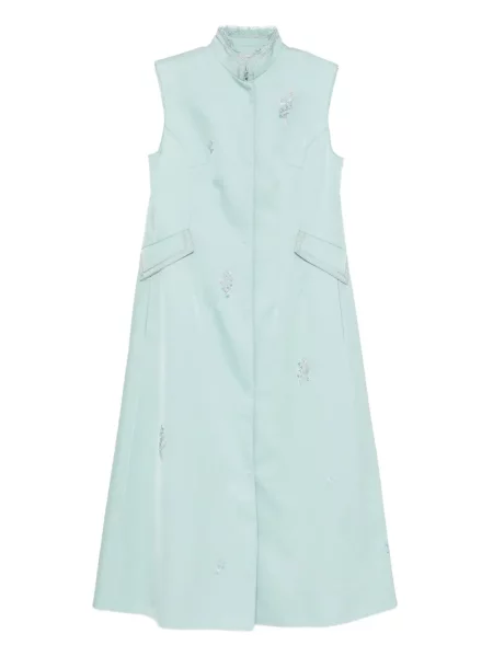 Palton Shiatzy Chen cu broderie verde
