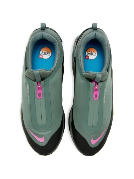 Бягане чехли Nike на платформе бродирани оранжево