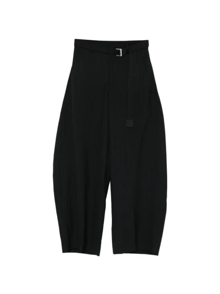 Dungat subțire pantaloni Sacai negru