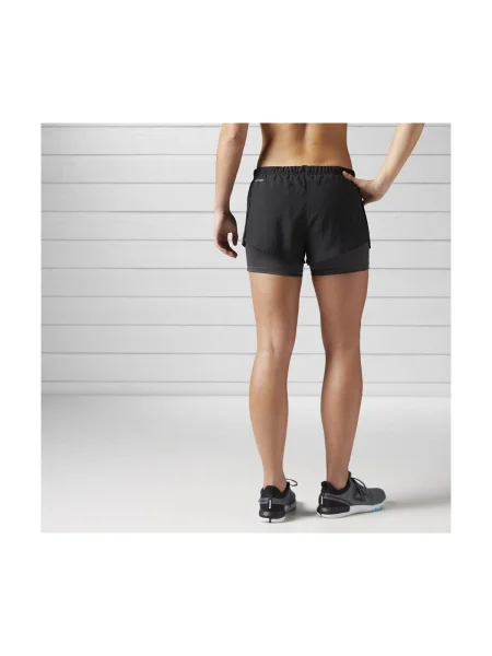 Pantaloni Reebok Sport scurte negru