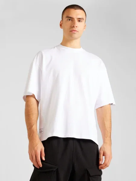 ALPHA INDUSTRIES Tricou negru alb