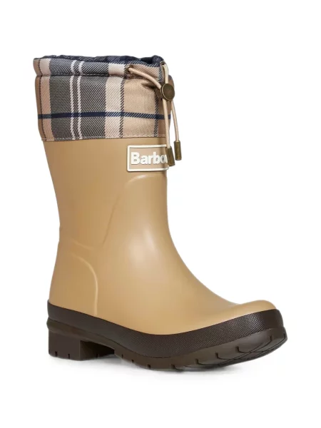 Botine Barbour în carouri cu cordon