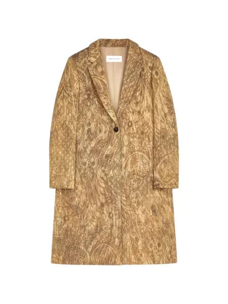 Palton Dries Van Noten din jacard