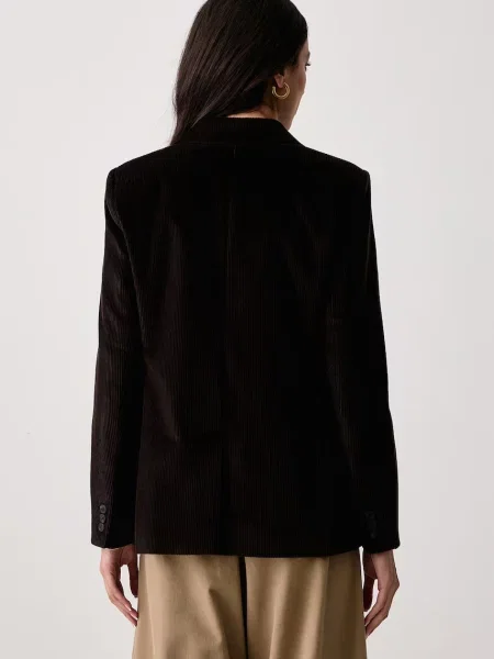 Вельветовый двубортный пиджак Weekend Max Mara