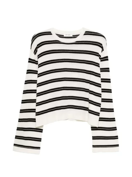 Pulover Soft Goat cu dungi alb