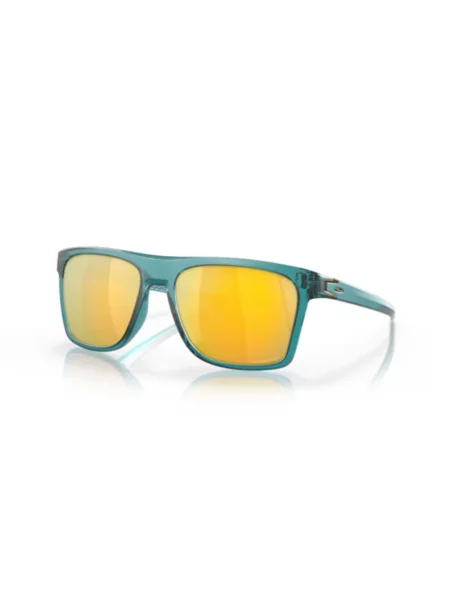 Okulary przeciwsłoneczne Oakley Leffingwell matte black ink/prizm black polar niebieskie