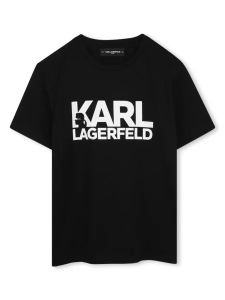 Koszulka dziecięca Karl Lagerfeld czarna