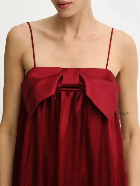 Макси платье Undress Code клеш бордовое