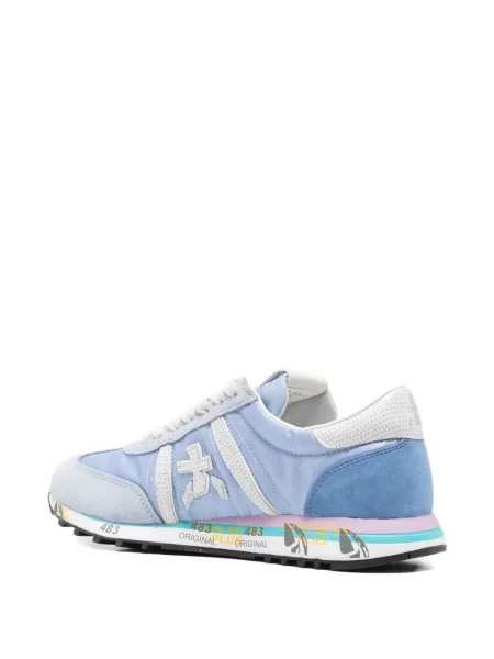 Sneakerși Premiata cu autograf albastru