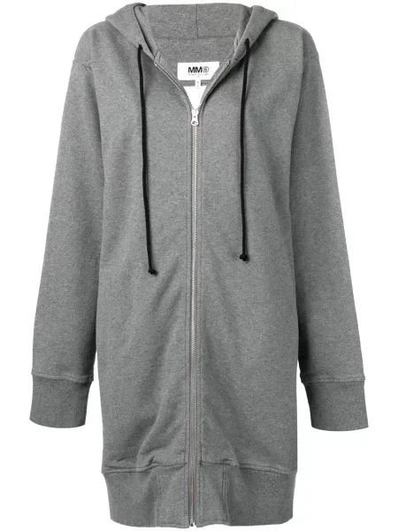 Bluza z kapturem Mm6 Maison Margiela szara
