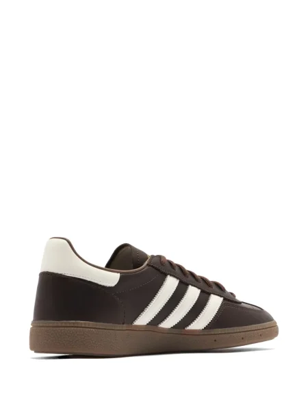 Papuci Adidas cu dungi cu șireturi din dantelă maro