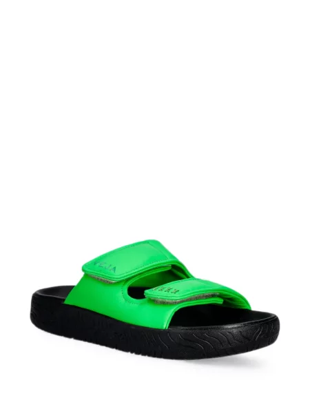 Sandale Veja din piele verde