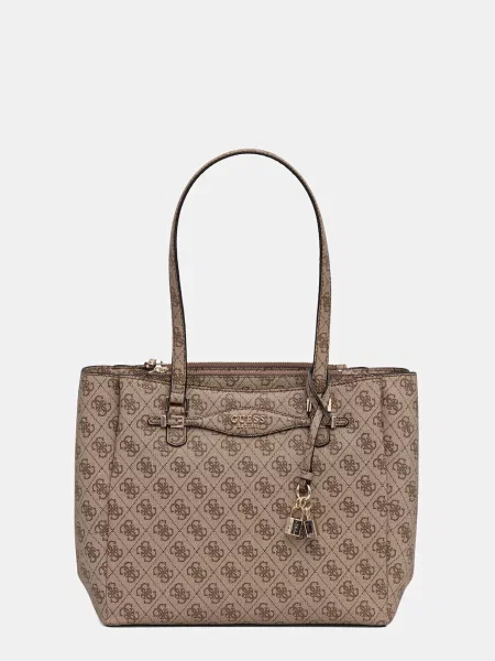 Guess torebka KATYA beżowy