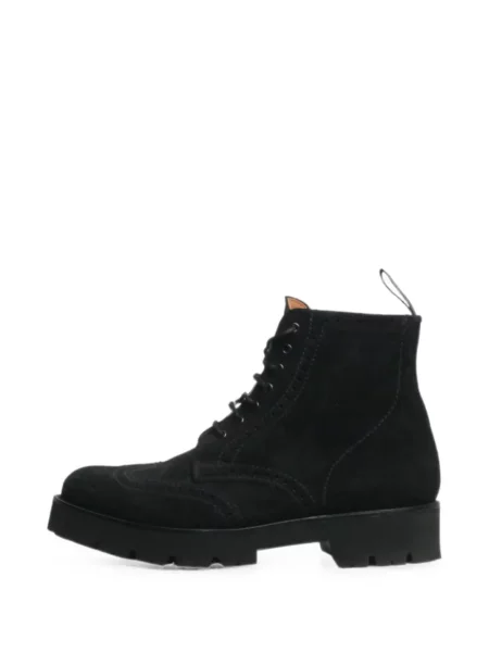 Cizme scurte Grenson din piele de căprioară negru