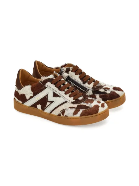 Sneakersy dziecięce Monnalisa brązowe
