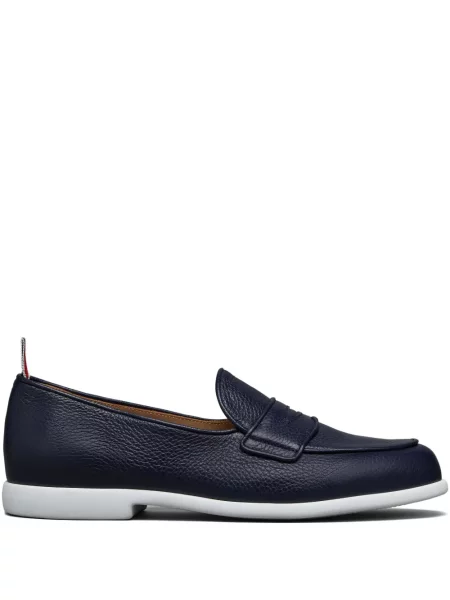 Pantofi loafer Thom Browne din piele albastru