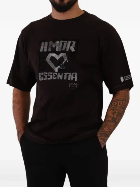 Tricou Dolce & Gabbana cu imagine roșu