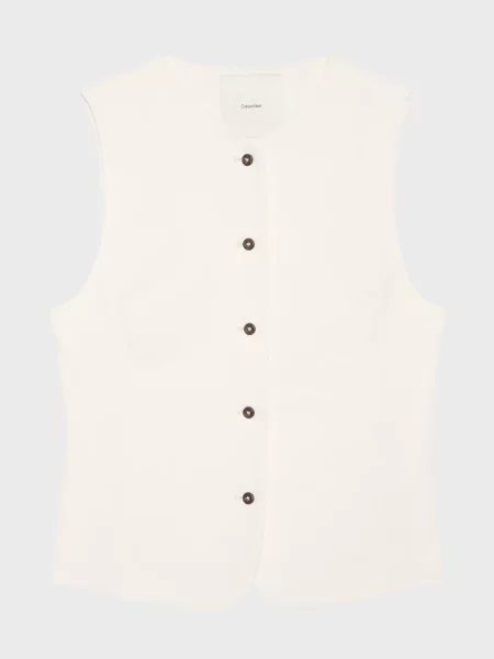 Жилет Calvin Klein з крепу білий