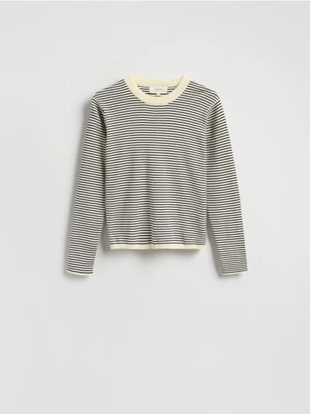 Reserved longsleeve w granatowy