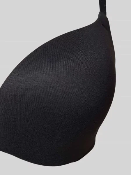 Biustonosz push-up o kroju regular fit z zapięciem na haftkę Magic Bodyfashion czarny