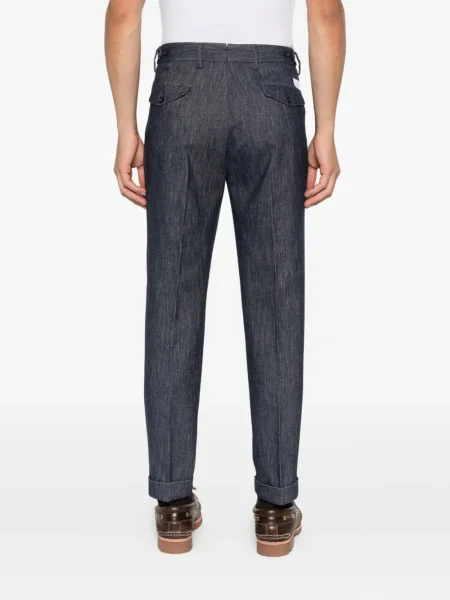Pantaloni Manuel Ritz de lână albastru