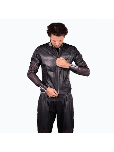 Geacă de ciclism pentru bărbați Endura Adrenaline Race II black negru