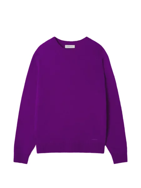 Pulover Lanvin din cașmir cu autograf violet
