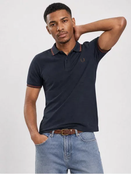 Košeľa Fred Perry modrá