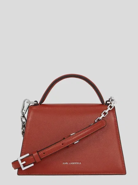 Geanta crossbody Karl Lagerfeld din piele maro