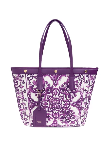 Geantă Dolce & Gabbana cu imagine violet