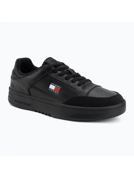 Încălțăminte pentru bărbați Tommy Jeans Cupsole Leather black negru