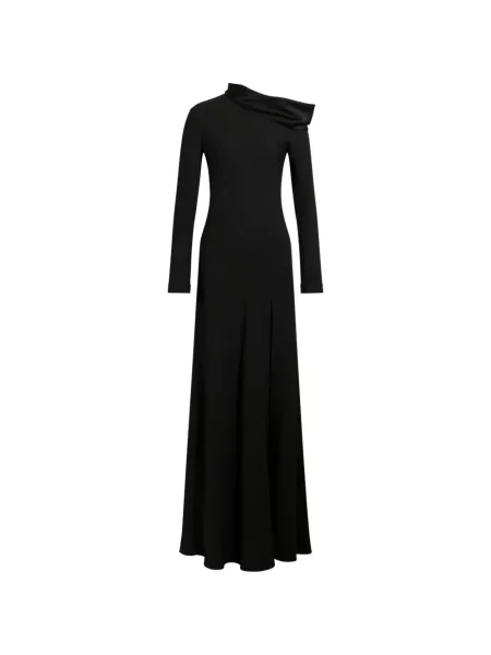 Rochie maxi Alberta Ferretti cu un umăr gol negru