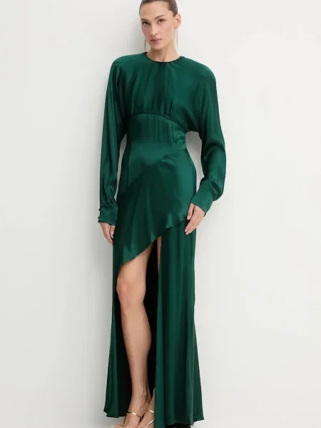 Сукня Bardot mini розкльошена зелений