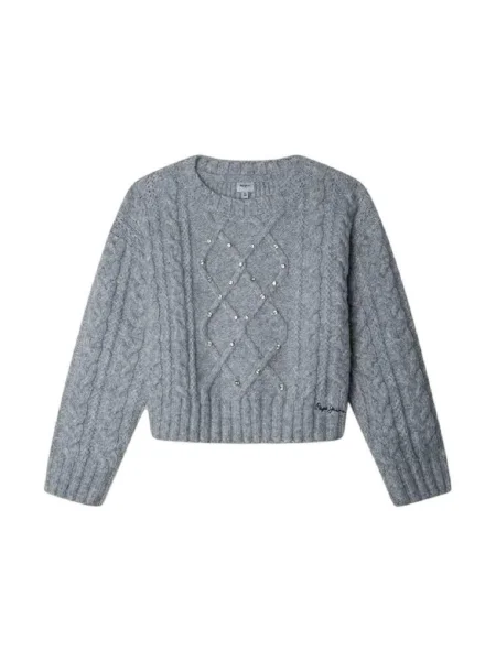 Pulover copii Pepe Jeans gri
