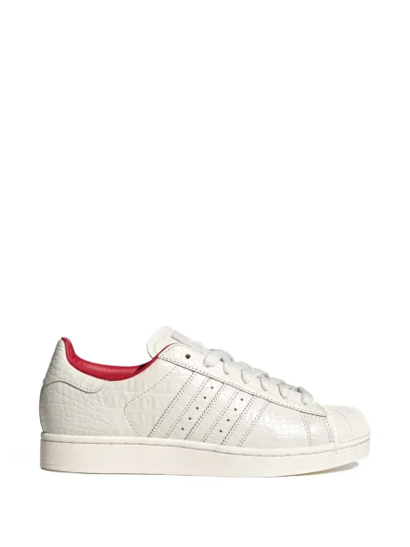 Șlapi Adidas Cloudfoam cu șireturi din dantelă cu perforații gri