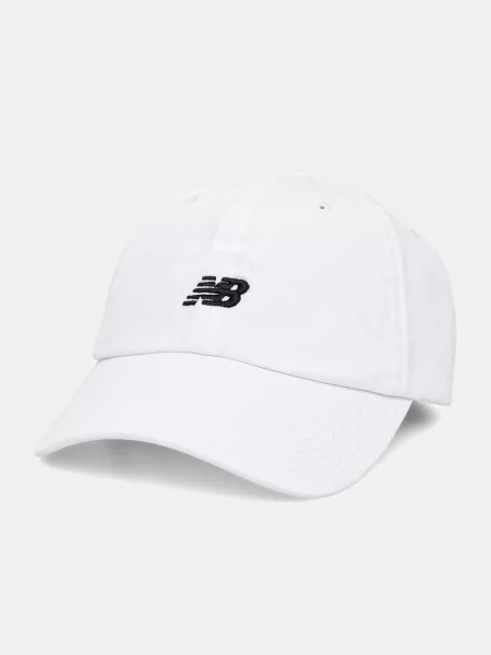 New Balance 6 Panel Classic V baseballová čiapka biela