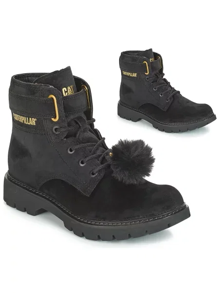 Pantofi Caterpillar de catifea negru